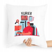 Poduszka Prezent Dla Kuriera Kurier Delivery Z Nadrukiem Ze Zdjęciem