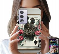 ETUI DO OPPO A80 5G - KARTA KRÓL KRÓLOWA POKER KARTY + FOLIA
