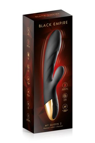 RABBIT HEAT MY QUEEN 2 BLACK EMP VIBRATOR na Arena.pl