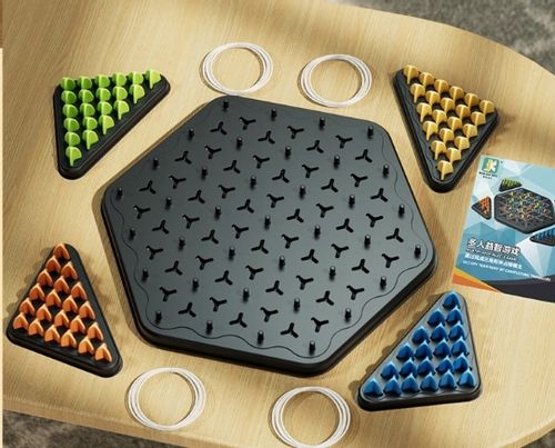 TRIANGLE CHESS BOARD GAME, INTERACTIVE PEGBOARD GAME, DESKTOP BOARD GAMES na Arena.pl