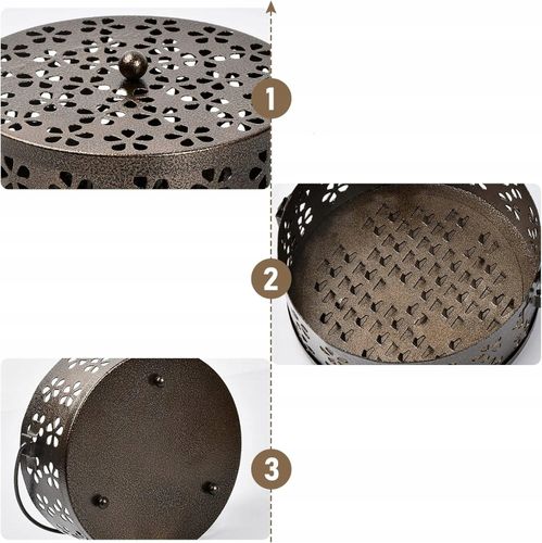 Pojemnik Stojak Uchwyt Na Spiralę Szpulę Kadzidła Na Komary Retro Kemping na Arena.pl