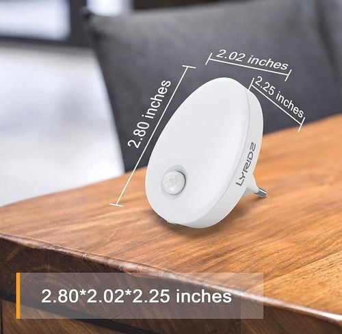 Nocna Lampka Czujnik Ruchu Białe Światło 2 Szt. na Arena.pl