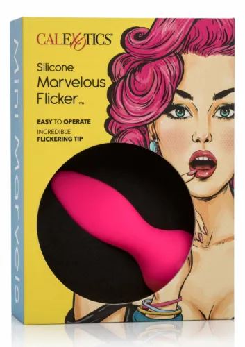 silicone marvelous flicker mini - kompaktowy masażer silikonowy 10 trybow na Arena.pl