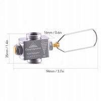 Adapter zawór gazu do napełniania gazowe