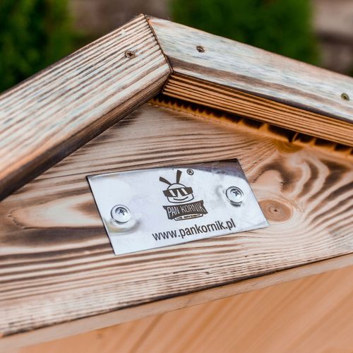 WĘDZARNIA DREWNIANA OGRODOWA SOLIDNA PREMIUM 60 CM PALENISKO XXL 30x30x35 na Arena.pl