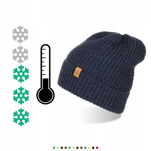 Męska czapka zimowa Brødrene cz14 granatowa 9932 na Arena.pl