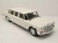 MCG MERCEDES-BENZ S-Class 600 LWB Pullman (W100) 1969 White 1:18