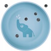Miska Plastikowa Dla Dziecka Niebieska Słonik
