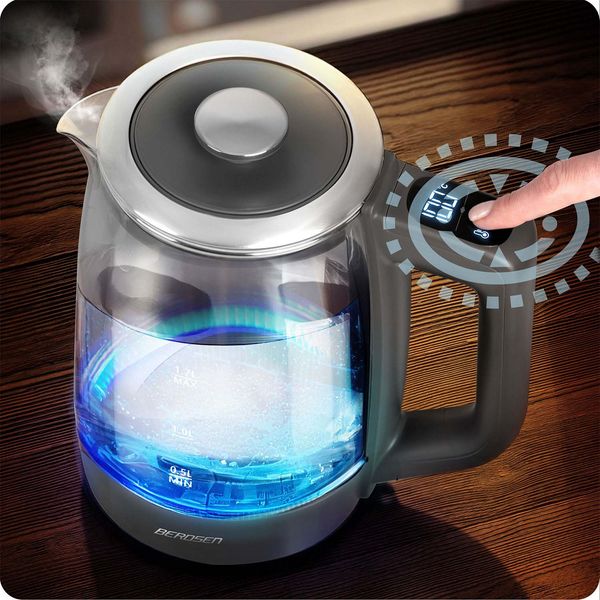 Czajnik elektryczny 1,7l Berdsen BD-711 szklany zdjęcie 8