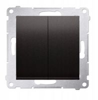 Simon54 Przycisk zwierny podwójny DP2.01/48 antracyt