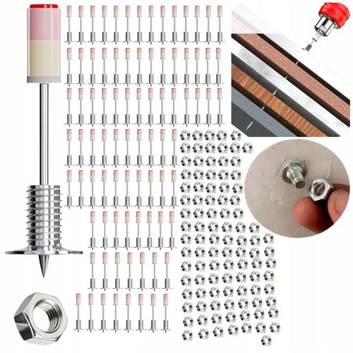 100x Gwoździe do pistoletu do betonu metalu drewna gwoździarki Gwint na Arena.pl