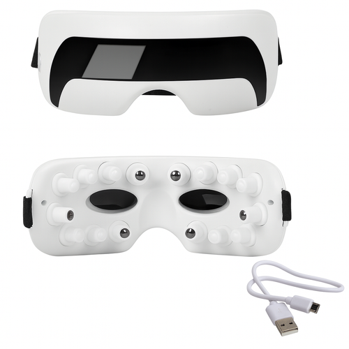 Masażer oczu Magnetyczne okulary wibracyjne do masażu okolic oczu skroni na Arena.pl
