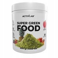 Spirulina Chlorella Witaminy SUPER Green Food 300 g Jabłko
