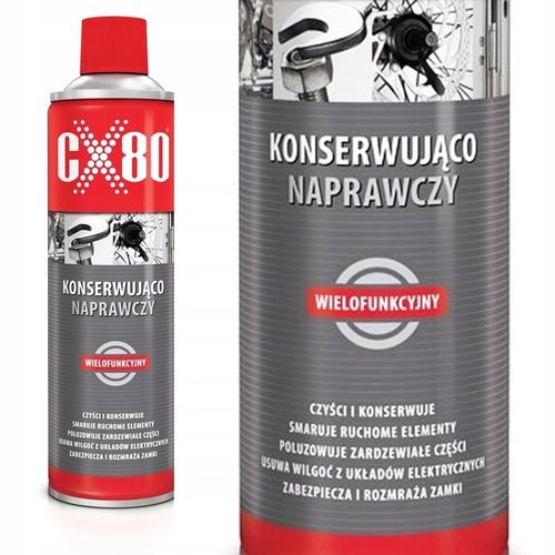 Odrdzewiacz CX80 Płyn konserwująco-naprawczy na Korozje Rdzę Spray 500 ml na Arena.pl