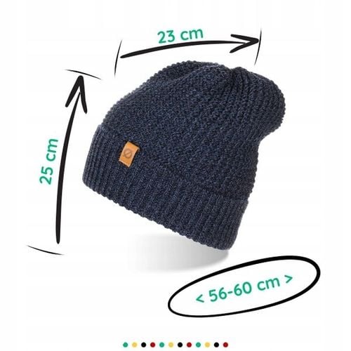 Męska czapka zimowa Brødrene cz14 granatowa 9932 na Arena.pl
