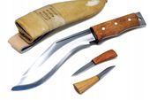 Nóż regionalny nepalski wojskowy KUKRI KHUKRI skórzane etui maczeta