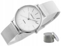 ZEGAREK DAMSKI PERFECT ROMA klasyczny mesh +GRAWER