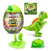 ZURU 74107 SMASHERS MINI JURAJSKIE ŚWIECĄCE JAJKO DINOZAURY 6 niespodzianek