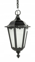 LAMPA WISZĄCA ZEWNĘTRZNA LATARENKA SU-MA RETRO CLASSIC K 1018/1/D CZARNA