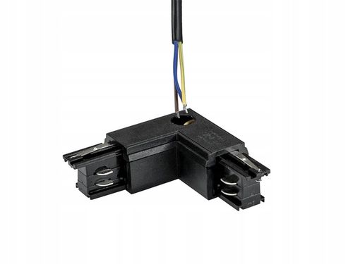 Łącznik Szynowy Kątowy Czarny 90 Stopni 3 Fazowy na Arena.pl