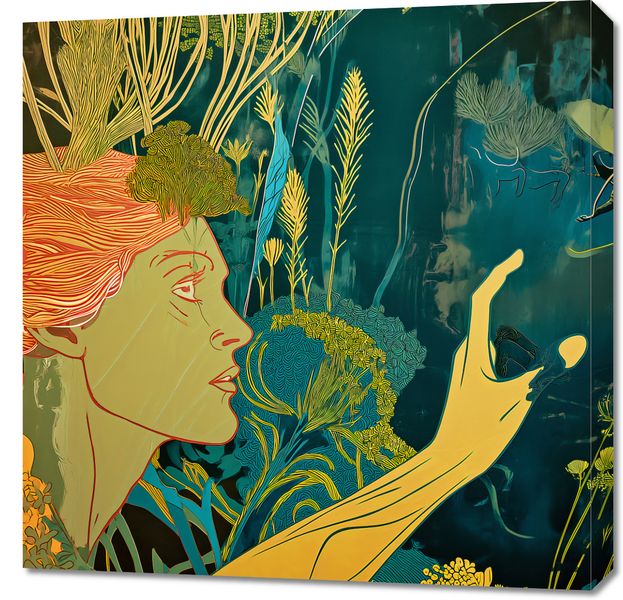 Obraz 70x70cm Wezwanie do Flory zdjęcie 1