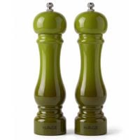 zestaw ręcznych młynków do pieprzu i soli 22cm hage olive