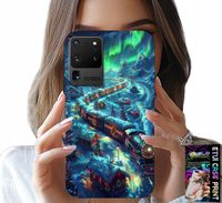 ETUI DO SAMSUNG GALAXY S20 Ultra - POCIĄG, EKSPRES ŚWIĄTECZNY WZORY + FOLIA