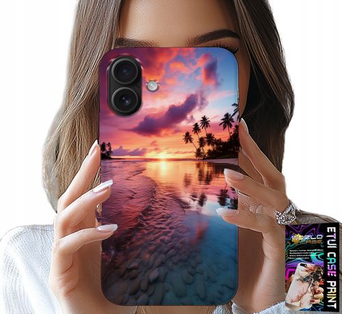 ETUI DO IPHONE 16 PLUS - PLAŻA WAKACJE WYSPA PIĘKNE WIDOKI +SZKŁO na Arena.pl