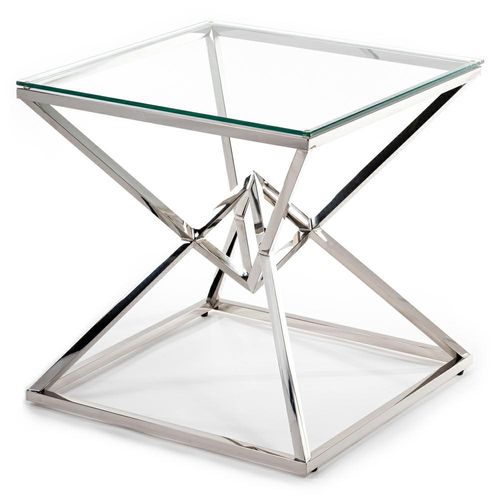 STOLIK KAWOWY DIAMANTO SILVER 60 CM na Arena.pl