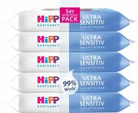 HiPP NOWE LEPSZE Chusteczki Sensitive Hipoalergiczne Mokre/Nawilżane 240szt