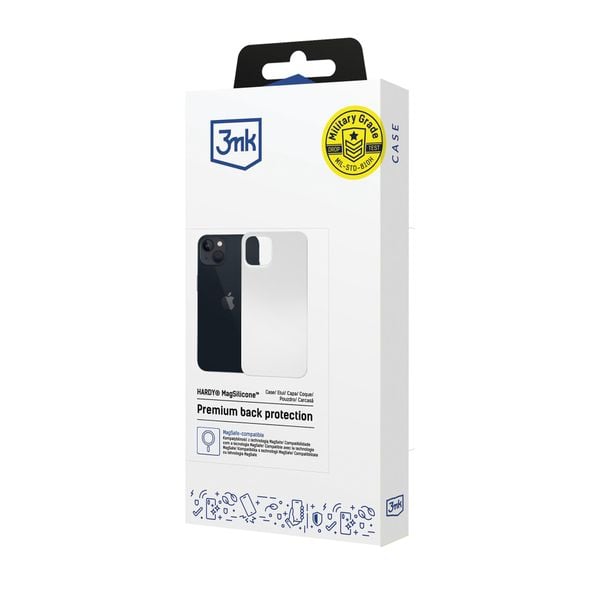 apple iphone 14 plus - 3mk hardy magsilicone white zdjęcie 9