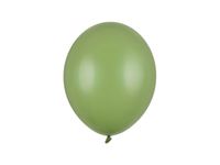 Balony pastelowe rozmarynowa zieleń strong, 27 cm 100 szt.
