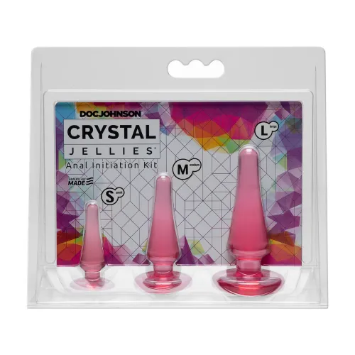 doc johnson crystal jellies anal initiation kit - zestaw 3 rozmiarow na Arena.pl
