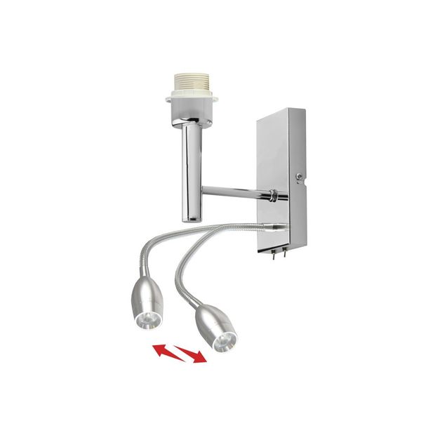 Kinkiet ścienny FLORYDA z dodatkowym panelem LED zdjęcie 8