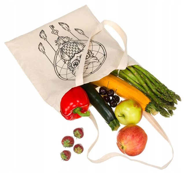 bawełniana torba typu shopper bag zdjęcie 5