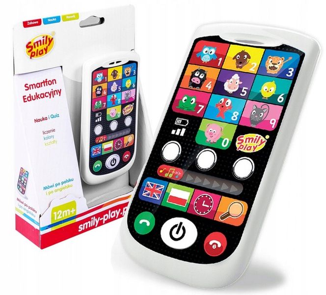 SMILY PLAY EDUKACYJNY SMARTFON dotykowy zdjęcie 8
