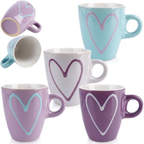 Kubki ceramiczne 210 ml 4 szt. na Arena.pl