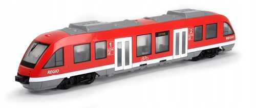 WIELKI POCIĄG MIEJSKI SZYBKI TRAMWAJ KOLEJKA OTWIERANE DRZWI POJAZD 45 CM na Arena.pl