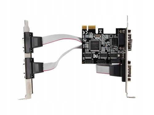 Karta Lanberg PCI Express - COM 9Pin x4 + śledzie low profile na Arena.pl