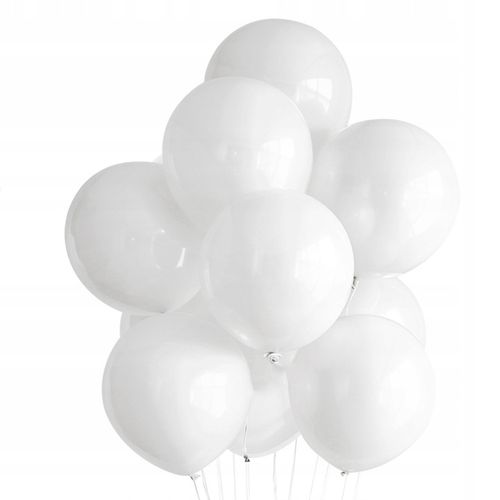 Balony Białe Duże Dekoracje Komunijne Zestaw Balonów Ślub Komunia na Arena.pl