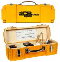 Skrzynka na butelkę prezent dla operatora koparki JCB podziekowanie