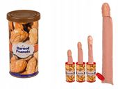 Wyskakujący PENIS w puszce śmieszny prezent 18 30 40 panieński