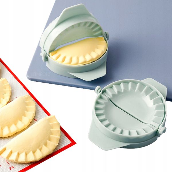 MASZYNKA do lepienia PIEROGÓW 2w1 KÓŁKA Pierożnica WYCINARKA ABS zdjęcie 1