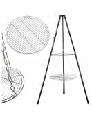TRÓJNÓG Z RUSZTEM GRILL OGRODOWY DO PALENISK 50cm 150cm OGNISKA 1