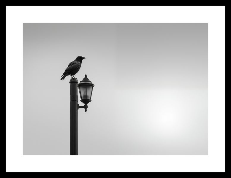 Plakat 35x25cm Samotny Postój Kruka zdjęcie 3