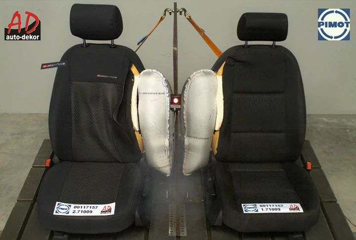 Uniwersalne żakardowe pokrowce na przód ELEGANCE 2+1 P4 do Ford Transit zdjęcie 4