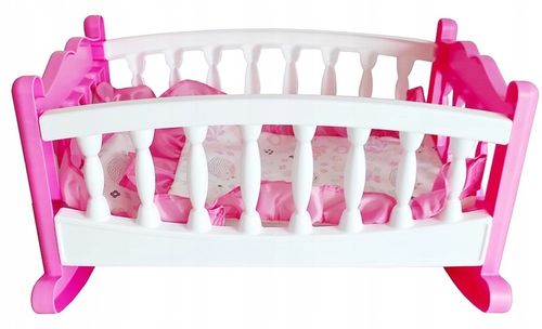 DUŻA KOŁYSKA DLA LALKI LALEK ŁÓŻECZKO + POŚCIEL PL na Arena.pl