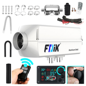 Ogrzewanie postojowe 5kW 24V diesel LCD FDIK nagrzewnica olejowa z dmuchawą