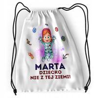 Plecak Sportowy Szkolny Dla Marty Córki Dziecka Z Nadrukiem Ze Zdjęciem