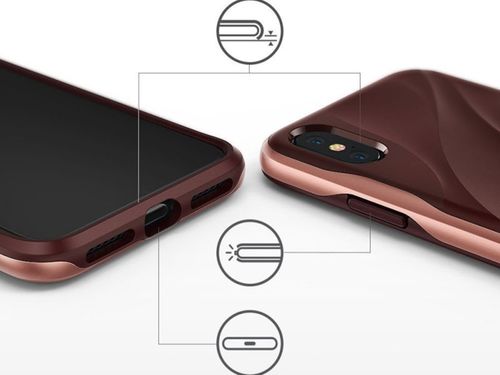 Etui Ringke Wave Apple iPhone X XS Rose Blush na Arena.pl